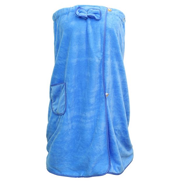 Bath Wrap Towel for Women Shower Adjustable Bath Wrap Robe with Pocket