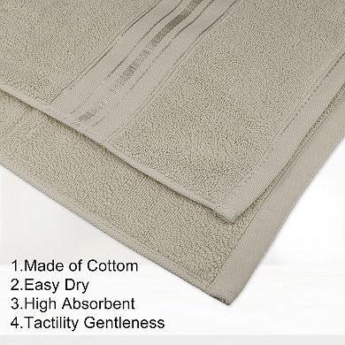 1Pcs Soft Absorbent Cotton Bath Towel for Bathroom 55.12"x27.56"