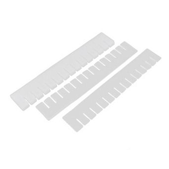 Plastic DIY Grid Drawer Divider Household Necessities Organizer 6 pc