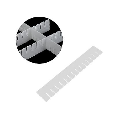 Plastic DIY Grid Drawer Divider Household Necessities Organizer 6 Pcs