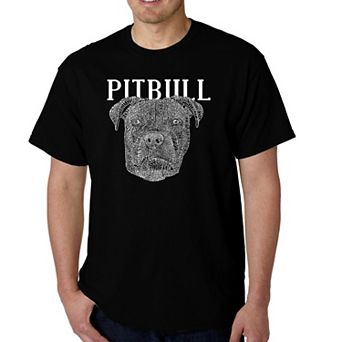 Pitbull Face - Men's Word Art T-shirt