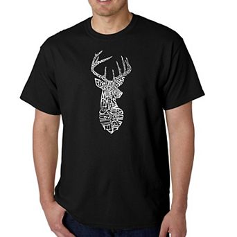 Types Of Deer - Men's Word Art T-shirt
