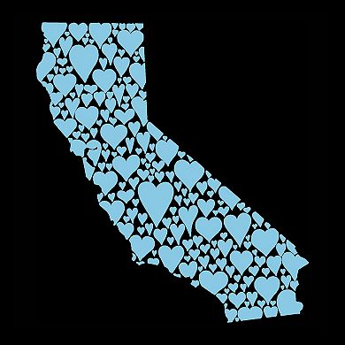 California Hearts - Men's Word Art T-shirt