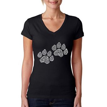 Woof - Womens V-Neck T-Shirt