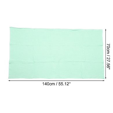 Waffle Weave Pattern Soft Absorbent Cotton Bath Towel 55.12"x27.56"
