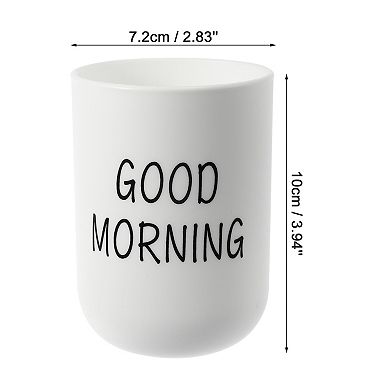 Bathroom Toothbrush Tumblers Plastic Toothbrush Cups 3.94"x2.83"