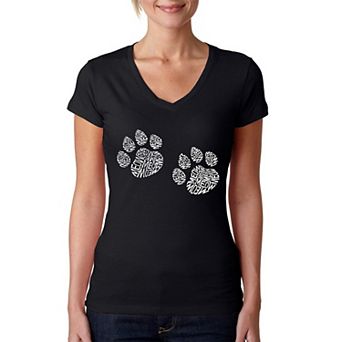 Meow - Womens V-Neck T-Shirt