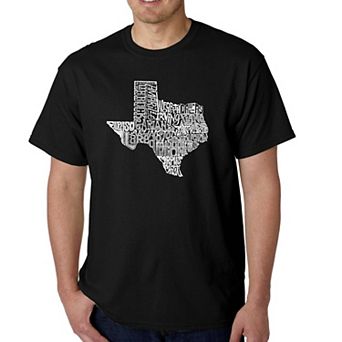 The Great State Of Texas - Men's Word Art T-shirt