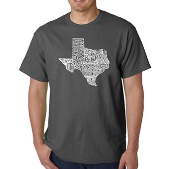 The Great State Of Texas - Men's Word Art T-shirt