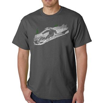 Ski - Men's Word Art T-shirt