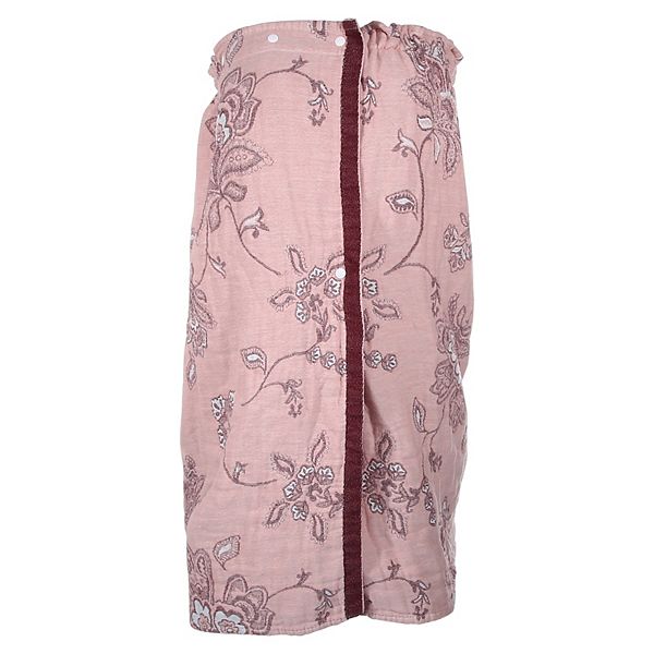 Absorbent Bath Towel Elastic Band with Adjustable Button 55.12"x30.31"