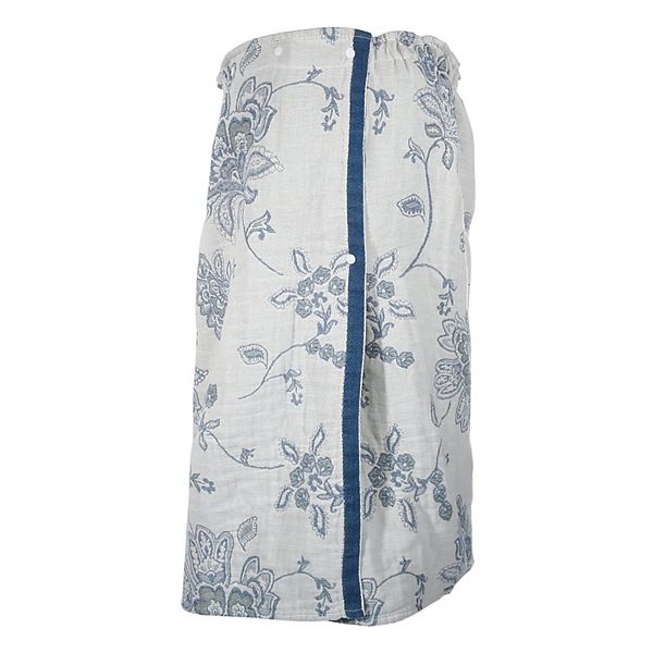 Absorbent Bath Towel Elastic Band with Adjustable Button 55.12"x30.31"