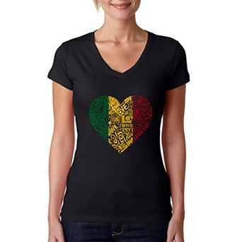 One Love - Womens V-Neck T-shirt