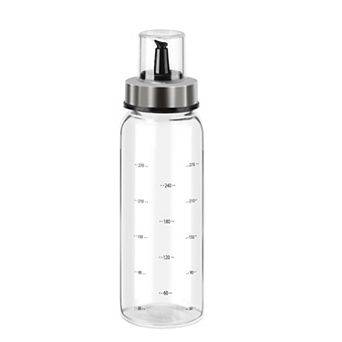 Olive Oil Dispenser Bottle, Drip-Free Spout with ml Marks for Kitchen 300ML