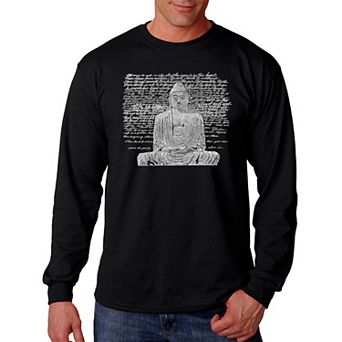 Zen Buddha - Men's Word Art Long Sleeve T-shirt