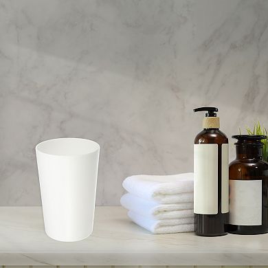 2pcs Bathroom Toothbrush Tumblers PP Cup 4.52"x3.03"