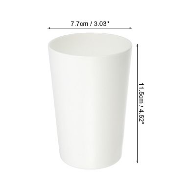 2pcs Bathroom Toothbrush Tumblers PP Cup 4.52"x3.03"