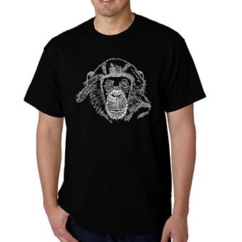 Chimpanzee - Men's Word Art T-shirt