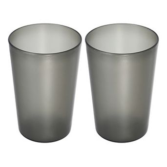 2 pc Bathroom Toothbrush Tumblers for Kitchen 4.52"x3.03"