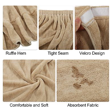 Bath Wrap Towel For Women Shower Robe Adjustable Closure Bath Wrap