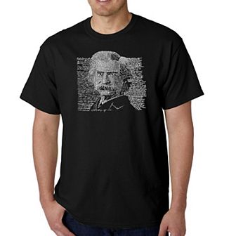 Mark Twain - Men's Word Art T-shirt