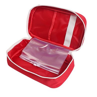 Outdoor Camping Hiking Medic First Aid Empty Kit Storage Bag Red