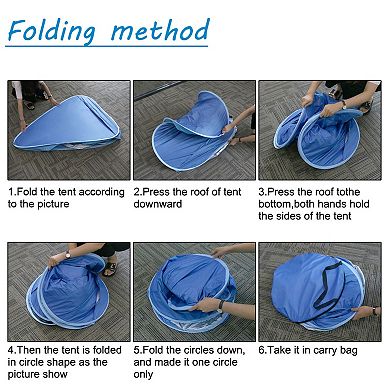 Outdoor Beach Tent Folding Sun Shelter Instant Portable