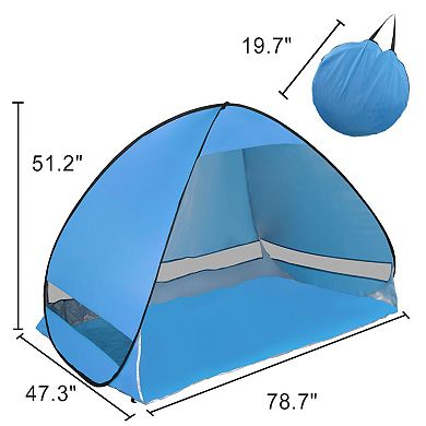 Outdoor Beach Tent Folding Sun Shelter Instant Portable