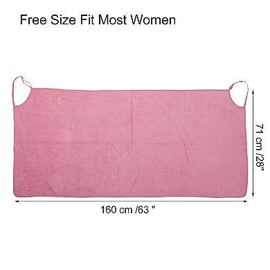 Bath Wrap Towel For Women  Robe Adjustable Shoulder Strap Bath Wrap