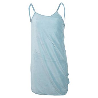 Bath Wrap Towel for Women Robe Adjustable Shoulder Strap Bath Wrap