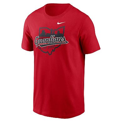 Men's Nike Red Cleveland Guardians The Land Hometown T-Shirt