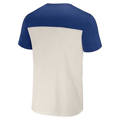 Men's NFL x Darius Rucker Collection by Fanatics Cream New York Giants Colorblocked T-Shirt