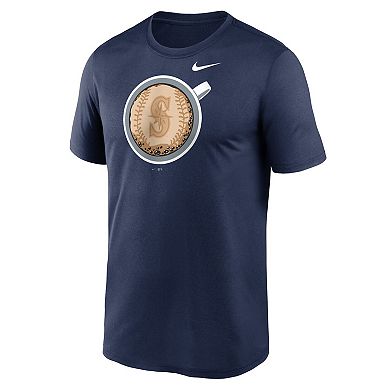 Men's Nike Navy Seattle Mariners Coffee Hometown Legend Performance T-Shirt