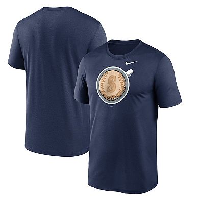 Men's Nike Navy Seattle Mariners Coffee Hometown Legend Performance T-Shirt