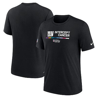 Men s Nike Black New York Giants 2022 NFL Crucial Catch Performance T Shirt