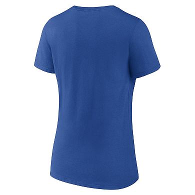 Women's Fanatics Branded Royal Indianapolis Colts Shine Time V-Neck T-Shirt