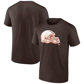 Men's Fanatics Branded Brown Cleveland Browns Chrome Dimension T-Shirt