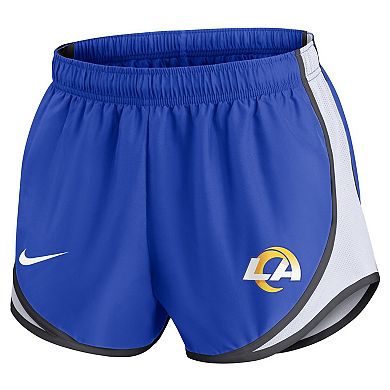 Women's Nike Royal Los Angeles Rams Tempo Shorts