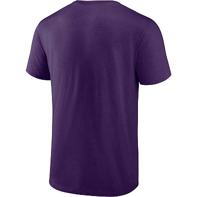 Men's Fanatics Purple Baltimore Ravens Chrome Dimension T-Shirt