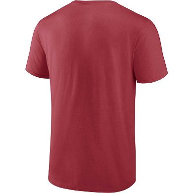 Men's Fanatics Branded Cardinal Arizona Cardinals Chrome Dimension T-Shirt