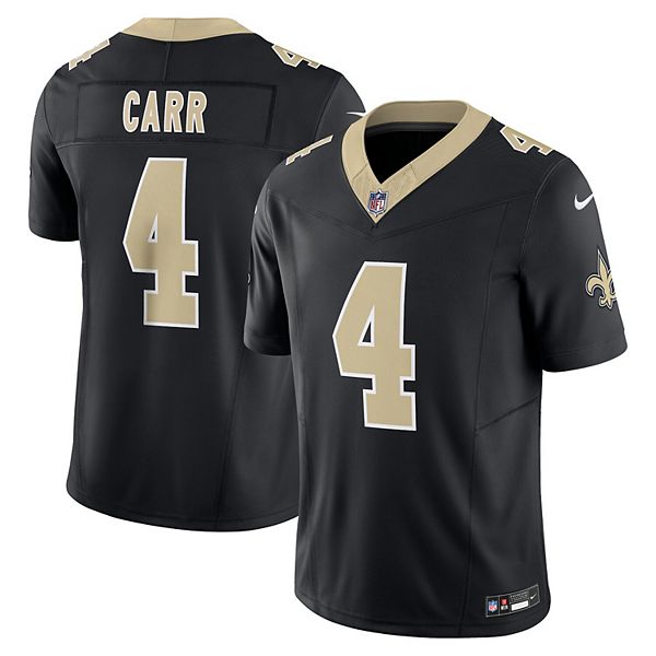 Men's Nike Derek Carr Black New Orleans Saints Vapor F.U.S.E. Limited ...