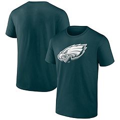 Philadelphia Eagles Fanatics Branded Women's Close Quarters V-Neck T-Shirt  - Midnight Green/Heathered Gray