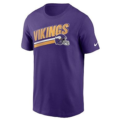Men's Nike Purple Minnesota Vikings Essential Blitz Lockup T-Shirt