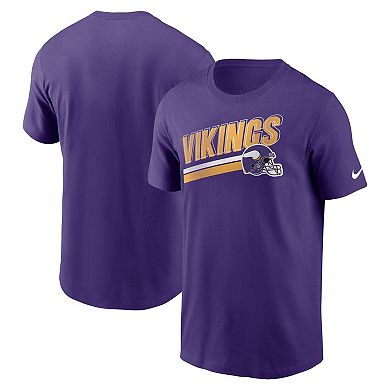 Men's Nike Purple Minnesota Vikings Essential Blitz Lockup T-Shirt