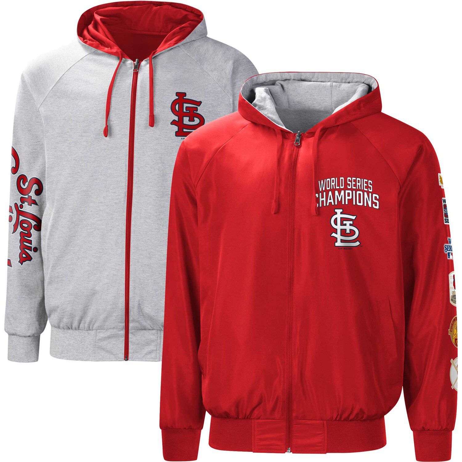 Arizona Cardinals G-III Sports by Carl Banks Perfect Season Full-Zip Hoodie - Cardinal