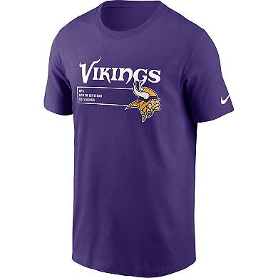 Men's Nike Purple Minnesota Vikings Division Essential T-Shirt