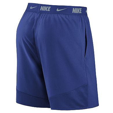 Youth Nike Royal Chicago Cubs Prime Time Logo Performance Shorts