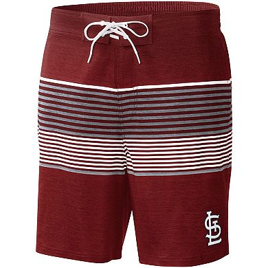 Men's G-III Sports by Carl Banks  Red St. Louis Cardinals Coastline Volley Swim Shorts