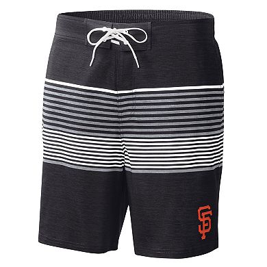Men's G-III Sports by Carl Banks Black San Francisco Giants Coastline Volley Swim Shorts
