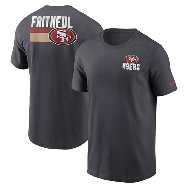 Men's Nike Anthracite San Francisco 49ers Blitz Essential T-Shirt